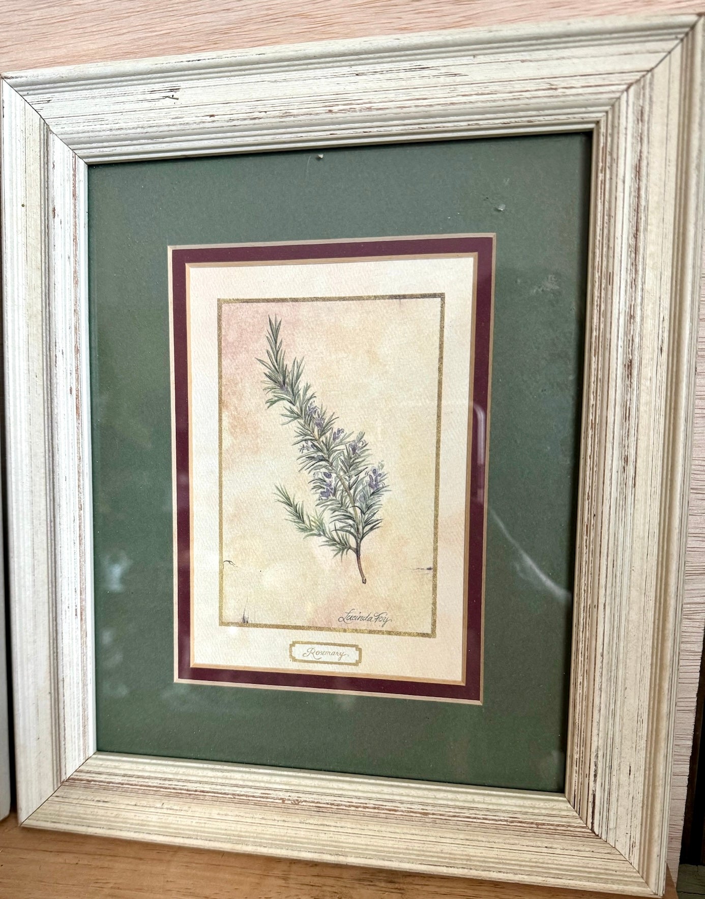 Rosemary Framed Botanical