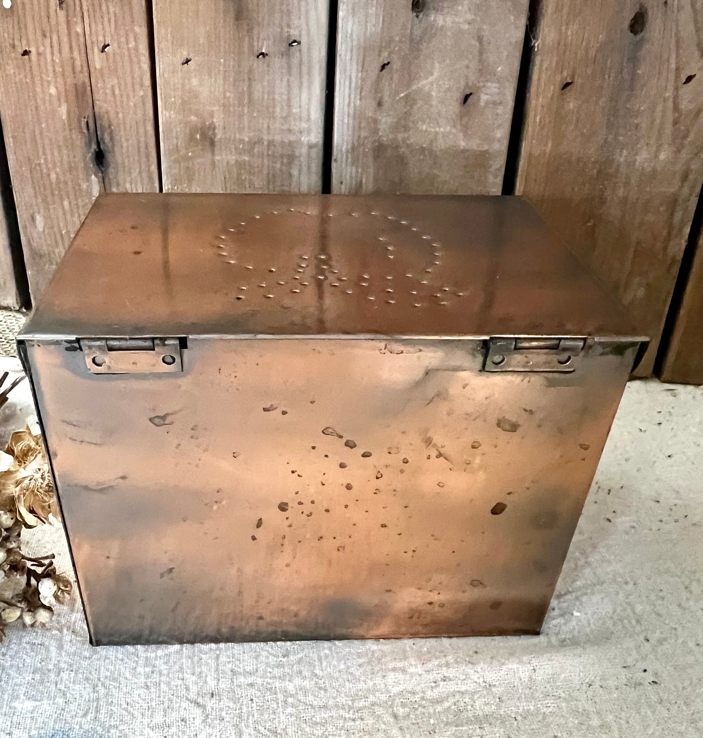 Copper Recipe Box