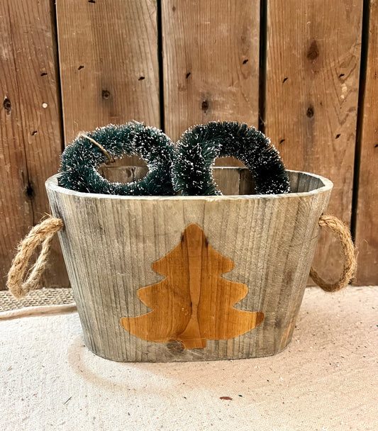 Wooden Tree Bucket