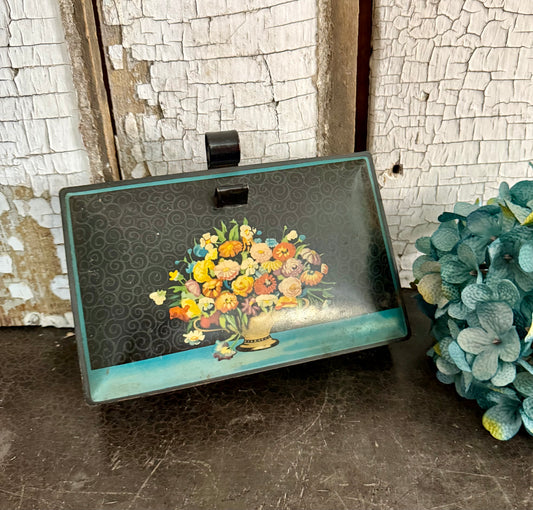 Decoware Floral Tin Silent Butler