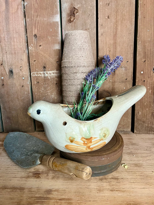 Ceramic Bird Planter