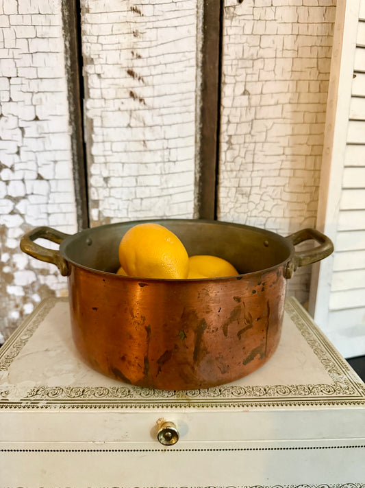 Antique Copper Stockpot