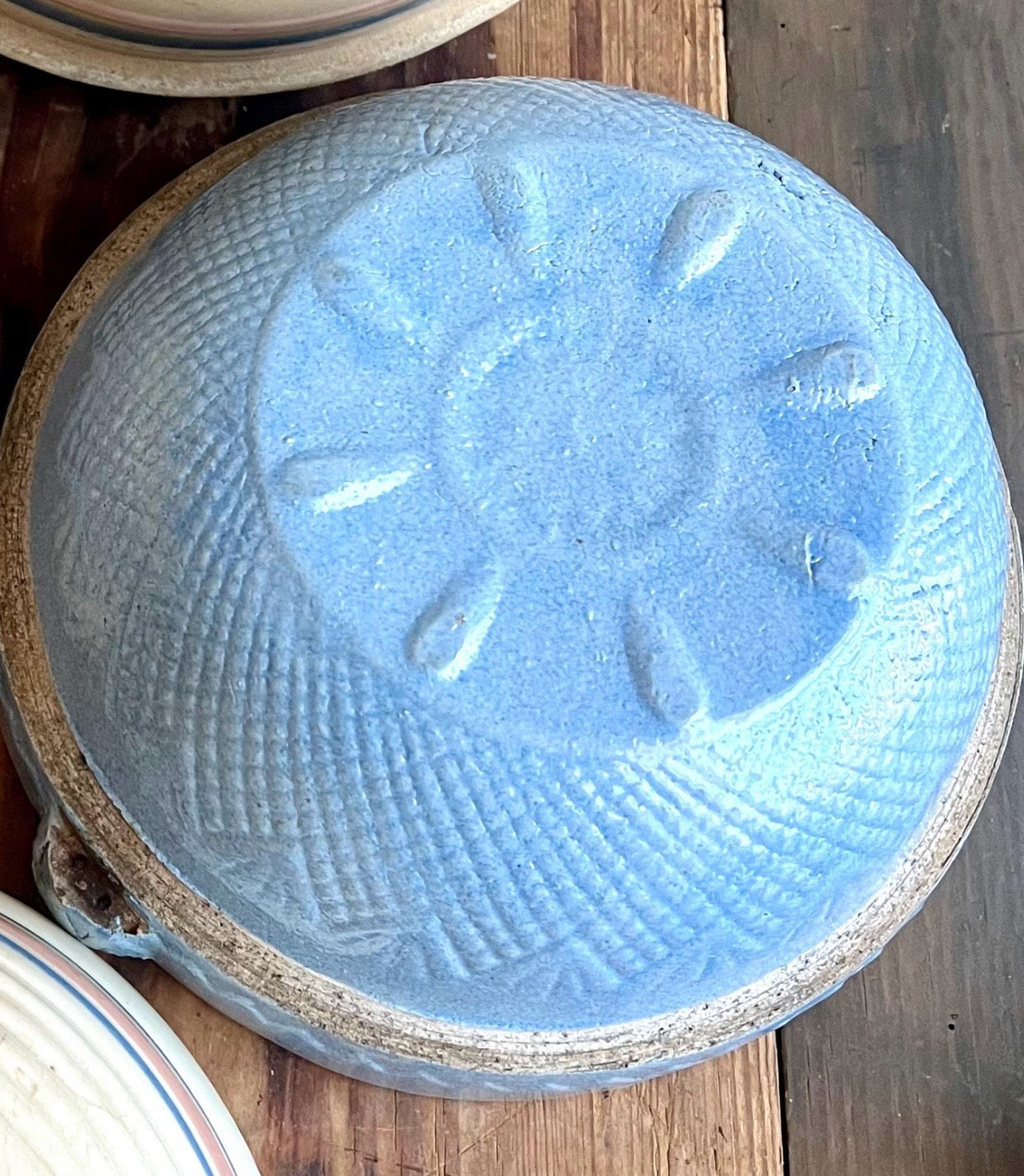 Blue Stoneware Bowl