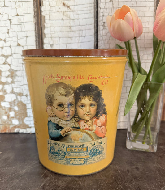 Vintage Hood's Sarsaparilla Tin