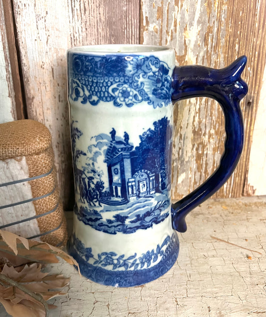 Flow Blue Beer Stein