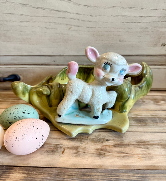 Vintage Lamb Planter