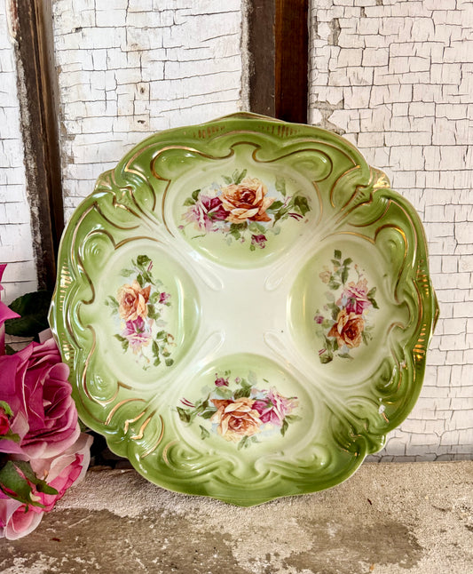 Antique JPF Germany Floral Bowl