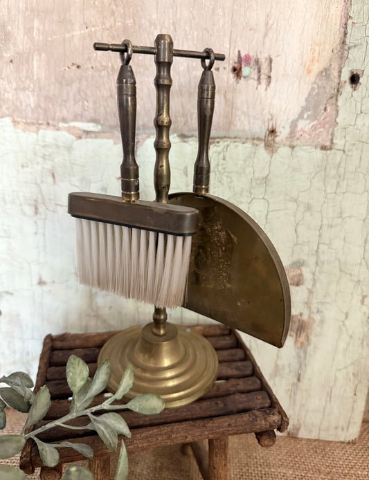 Brass Silent Butler Hanging Set