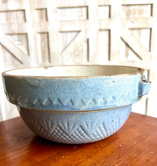 Blue Stoneware Bowl