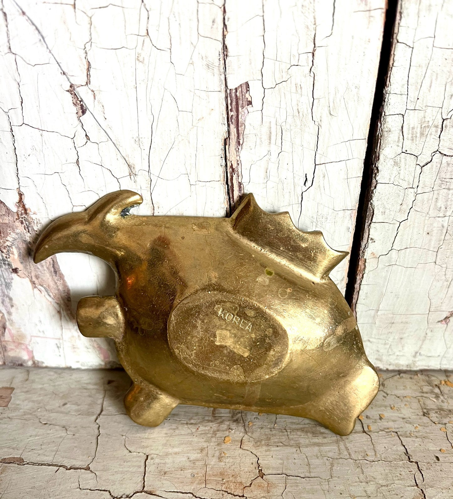 Brass Fish Ashtray