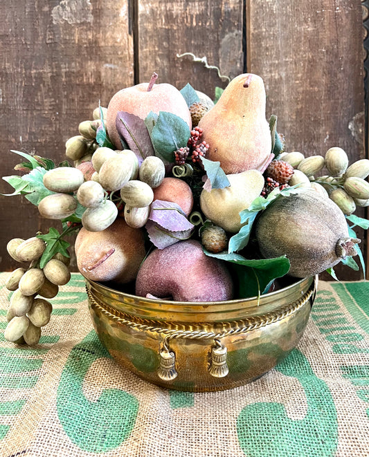 Brass Planter with Tassel