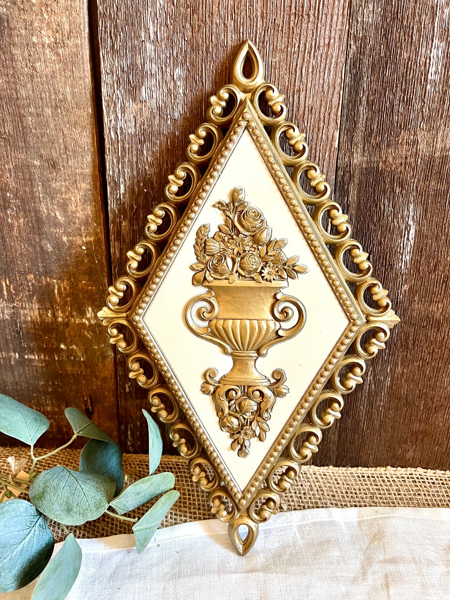 Ornate Diamond Wall Plaque-3