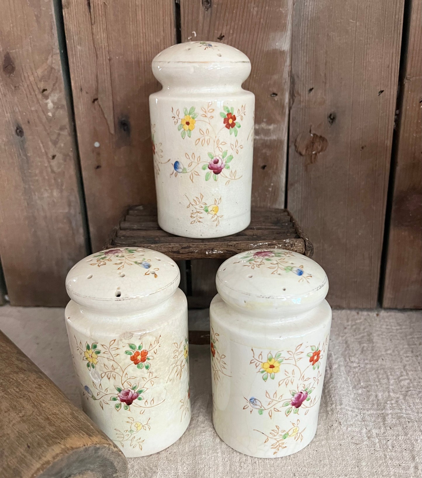 Salt, Pepper & Flour Shaker Set