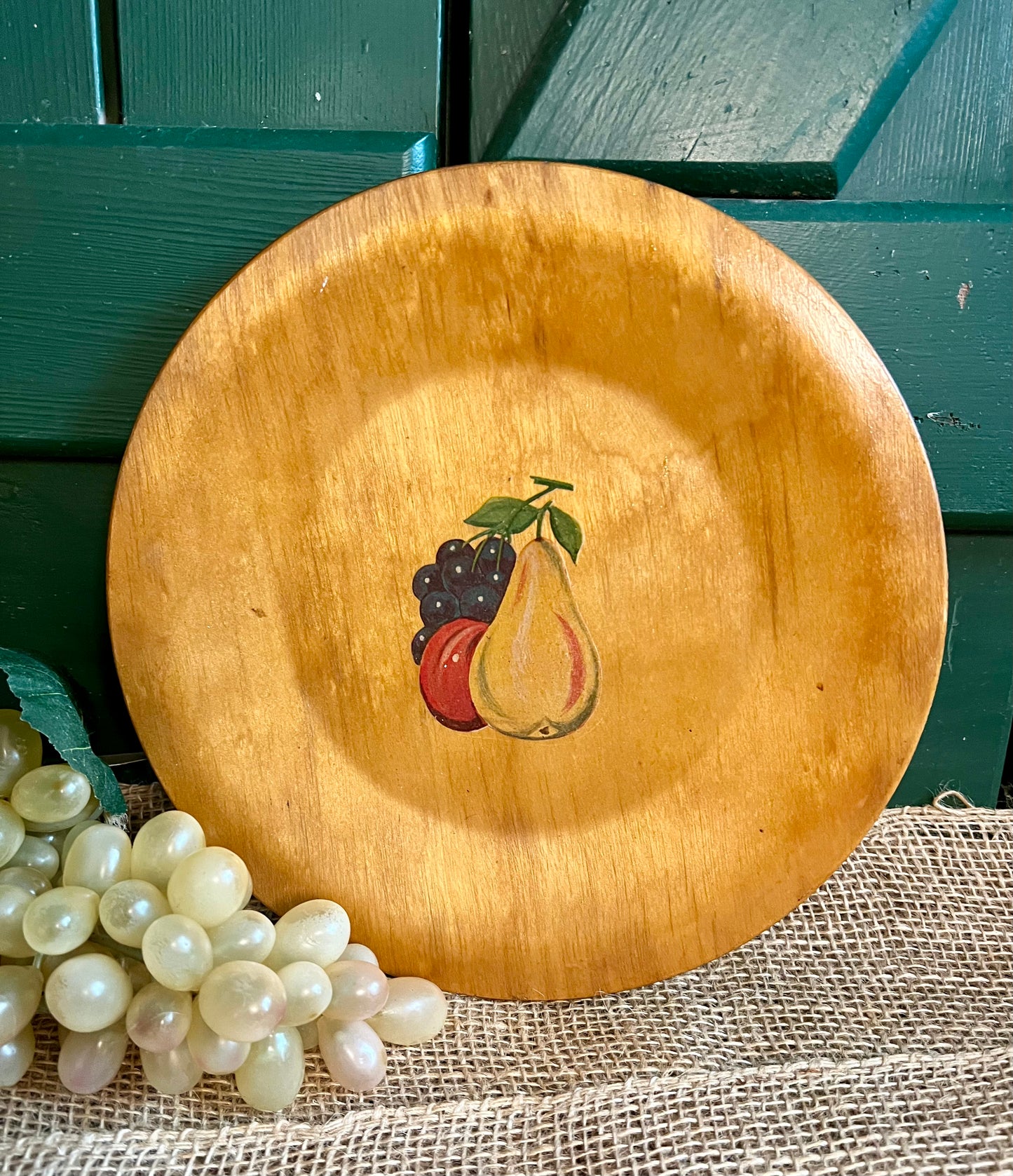 Teak Fruit Plate