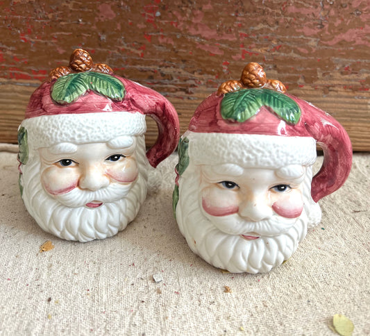 Santa Mug Salt & Pepper Shakers