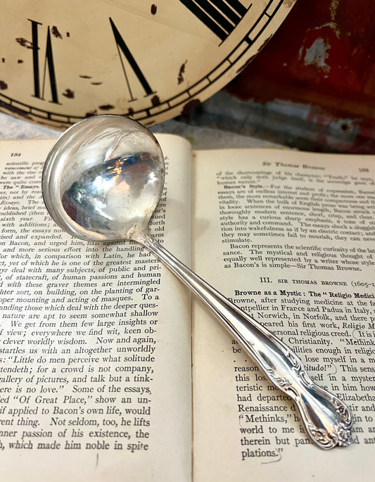 Silver Plate Ladle Spoon