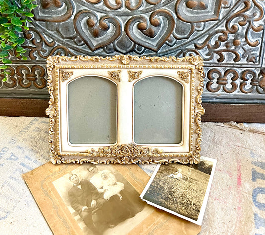 Vintage Dual Frame Picture Frame