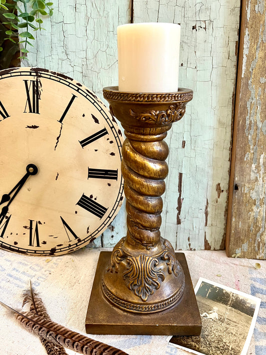 Ornate Swirl Candlestick