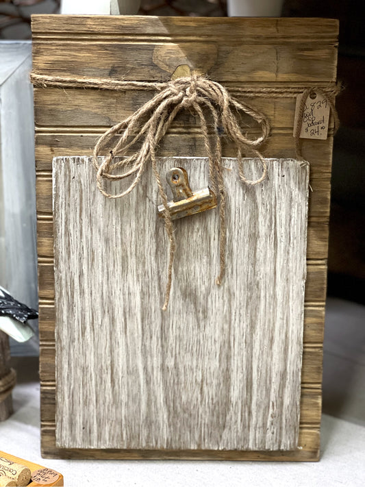 Rustic Clipboard