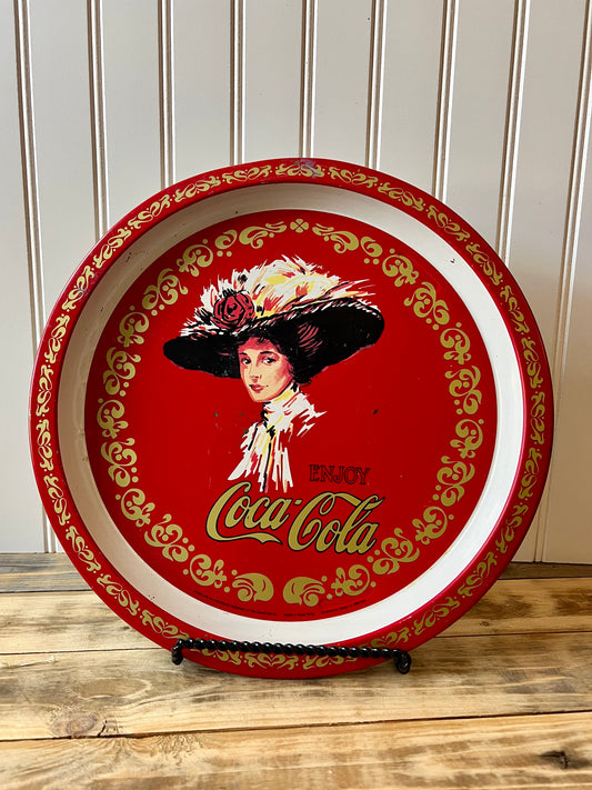 Vintage Red Coca Cola Tray